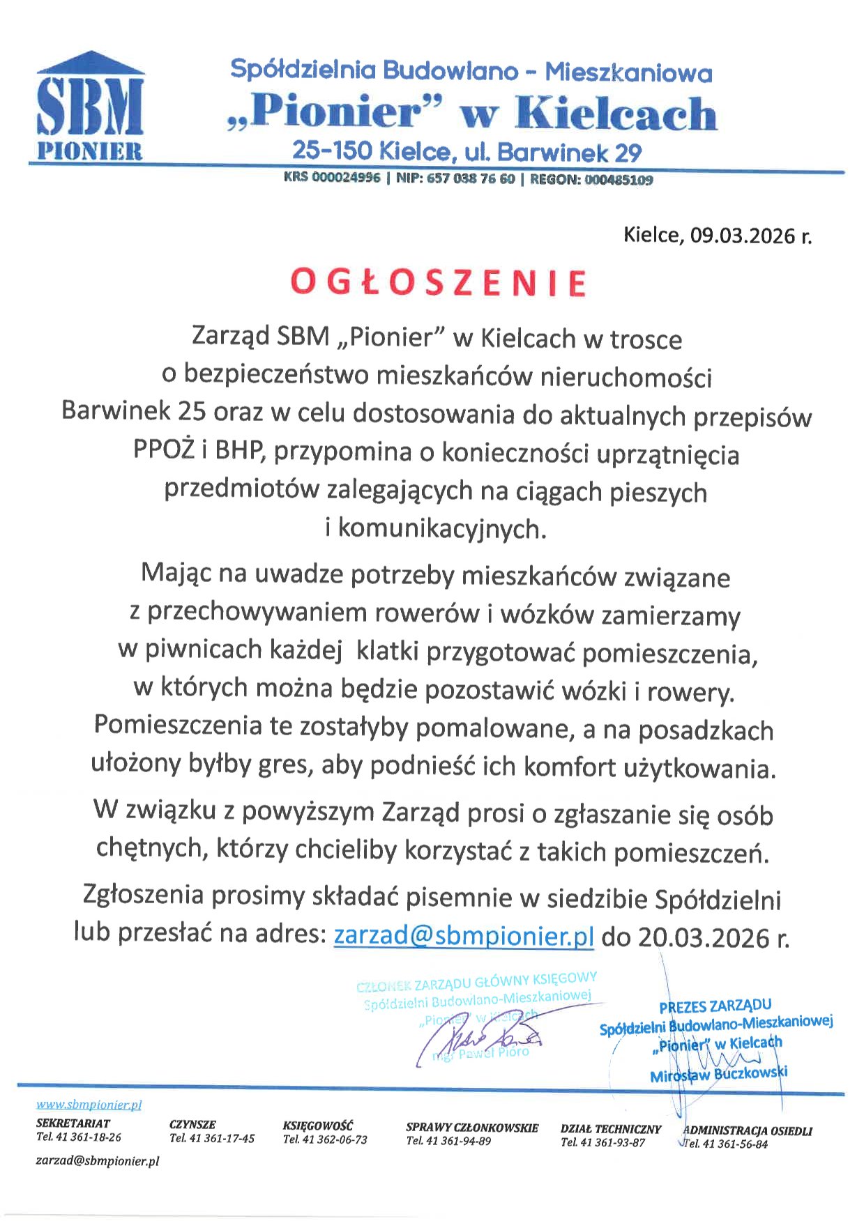 OGŁOSZENIE 1